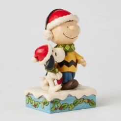 Enesco Jim Shore Peanuts Charlie Brown And Snoopy Wrapped In Scarf Figurine, 6" 10 Enesco Jim Shore Peanuts Charlie Brown And Snoopy Wrapped In Scarf Figurine, 6" -Enesco Store Charlie Brown and Snoopy Sharing Scarf Figurine 6017237 03
