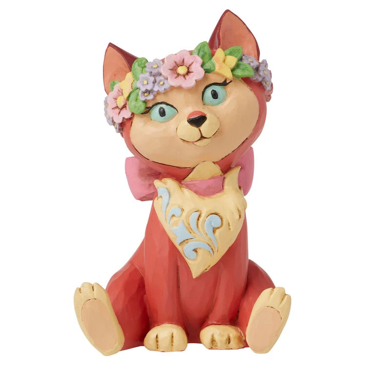 Enesco Jim Shore Disney Alice In Wonderland Dinah Cat Mini Figurine, 3.1" 3 Enesco Jim Shore Disney Alice In Wonderland Dinah Cat Mini Figurine, 3.1"