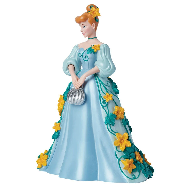 Enesco Disney Princess Cinderella Botanical Couture Figurine, 8.4" 5 Enesco Disney Princess Cinderella Botanical Couture Figurine, 8.4" - Image 3