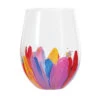 Enesco EttaVee Jessi's Garden Stemless Wine Glass, 18 Oz. 1 Enesco EttaVee Jessi's Garden Stemless Wine Glass, 18 Oz. -Enesco Store EttaVee Colorful Floral Stemless Wine Glass 6012674 01
