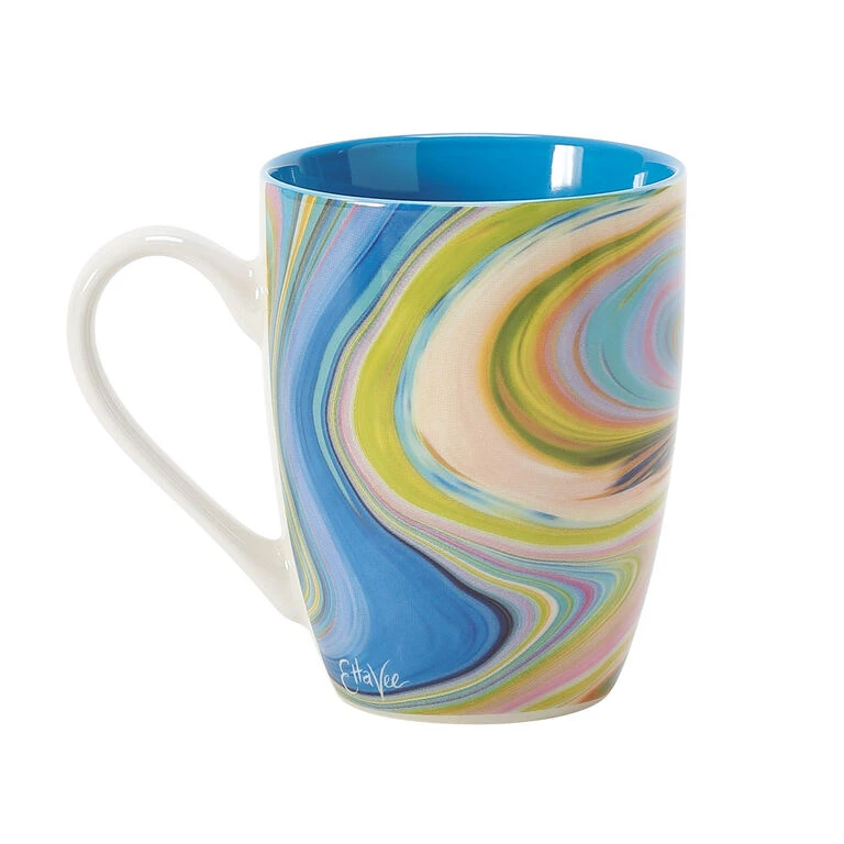 Enesco EttaVee In The Groove Mug, 12 Oz.