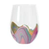 Enesco EttaVee In The Groove Stemless Wine Glass, 18 Oz.