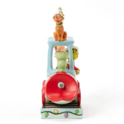 Enesco Jim Shore Grinch, Max And Cindy Lou On Train Figurine, 9.1" 13 Enesco Jim Shore Grinch, Max And Cindy Lou On Train Figurine, 9.1" -Enesco Store Grinch Max Cindy Lou Who Train Figurine 6017070 06