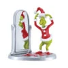 Enesco Dr. Seuss Grinch Posing At Mirror Figurine, 7.3" -Enesco Store Grinch Posing in Santy Claus Suit Figurine 6017595 01