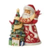 Enesco Jim Shore Dated 2023 Santa And Christmas Tree Figurine, 7.2" -Enesco Store Jim Shore 2023 Santa Christmas Tree Figurine 6013687 01