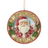 Enesco Jim Shore Dated 2023 Jolly Santa Ornament 1 Enesco Jim Shore Dated 2023 Jolly Santa Ornament -Enesco Store Jim Shore 2023 Santa Merry Christmas Ornament 6012978 01