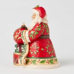 Enesco Jim Shore Heartwood Creek Santa Figurine With 2025 Dated Ornament, 7.5" -Enesco Store Jim Shore 2025 Dated Hallmark Exclusive Santa Figurine 6017053 03