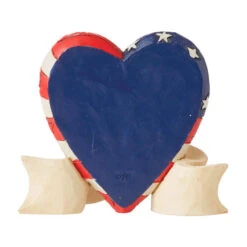 Enesco Jim Shore America The Beautiful Mini Heart Figurine, 3.3" -Enesco Store Jim Shore America the Beautiful Mini Heart Figurine 6010559 02