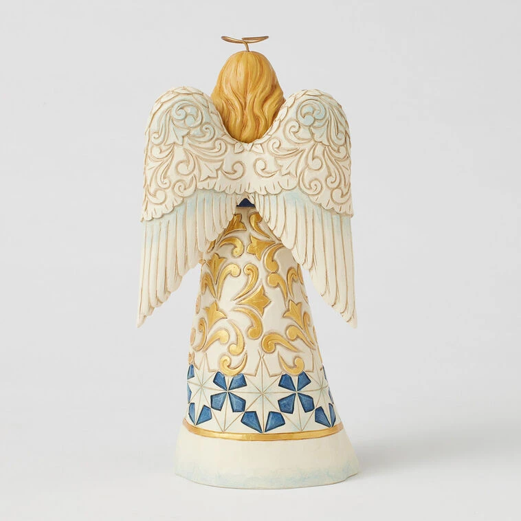 Enesco Jim Shore Heartwood Creek Blue And Gold Angel Figurine, 8.46" 4 Enesco Jim Shore Heartwood Creek Blue And Gold Angel Figurine, 8.46" - Image 2