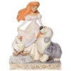 Enesco Jim Shore Disney Ariel, Scuttle And Max White Woodland Figurine, 7.75" -Enesco Store Jim Shore Ariel Scuttle and Max White Woodland Figurine 6008066 01