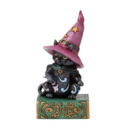 Enesco Jim Shore Black Cat On Book Halloween Figurine, 5.7" H 5 Enesco Jim Shore Black Cat On Book Halloween Figurine, 5.7" H -Enesco Store Jim Shore Black Cat on Book Halloween Figurine 6016645 02