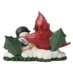 Enesco Jim Shore Highland Glen Cardinal And Chickadee Figurine, 4.33" -Enesco Store Jim Shore Cardinal and Chickadee Figurine 6012868 02