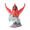 Enesco Jim Shore Caring Cardinal Forget-Me-Not Figurine, 4.8" 1 Enesco Jim Shore Caring Cardinal Forget-Me-Not Figurine, 4.8" -Enesco Store Jim Shore Caring Cardinal ForgetMeNot Figurine 6009698 01