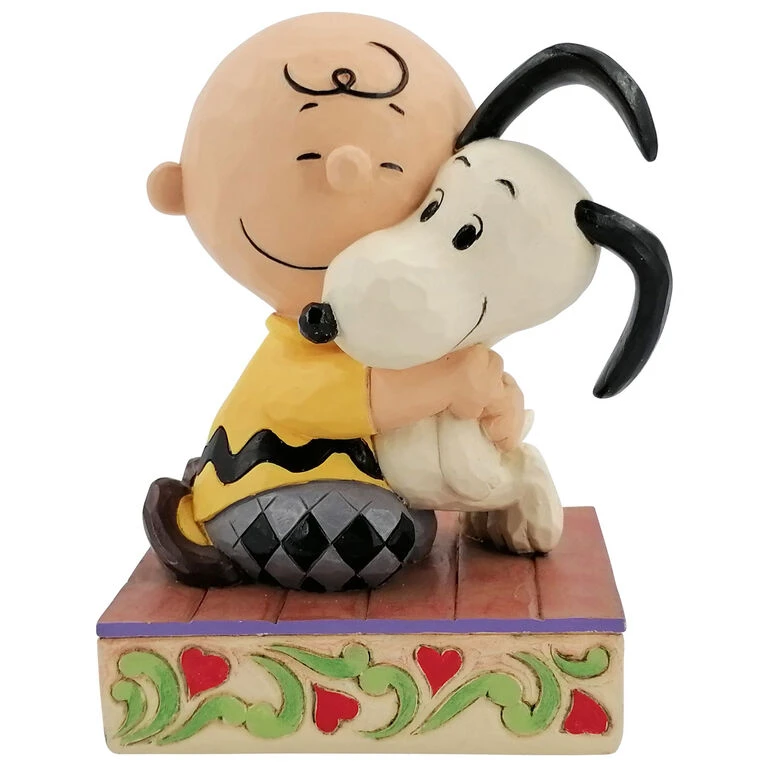 Enesco Jim Shore Charlie Brown Hugging Snoopy Figurine, 4.5" 3 Enesco Jim Shore Charlie Brown Hugging Snoopy Figurine, 4.5"