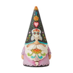 Enesco Jim Shore Day Of The Dead Gnome Figurine, 6.1"