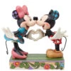 Enesco Jim Shore Disney Mickey And Minnie Making Heart Hands Figurine, 4.5" -Enesco Store Jim Shore Disney Mickey Minnie Heart Hands Figurine 6014335 01