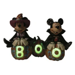 Enesco Jim Shore Disney Mickey Mouse And Minnie Mouse Halloween Figurine, 7.25" -Enesco Store Jim Shore Disney Mickey and Minnie Halloween Figurine 6013052 02