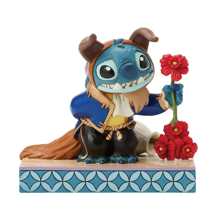 Enesco Jim Shore Disney Stitch As Beauty's Beast Figurine, 5.2" 3 Enesco Jim Shore Disney Stitch As Beauty's Beast Figurine, 5.2"