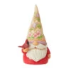 Enesco Jim Shore Gnome With Cardinal Figurine, 4.72" -Enesco Store Jim Shore Gnome With Cardinal Figurine 6010284 01