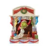 Enesco Jim Shore Grinch Peeking Out Of Fireplace Figurine, 5.5" 2 Enesco Jim Shore Grinch Peeking Out Of Fireplace Figurine, 5.5" -Enesco Store Jim Shore Grinch Peeking Out of Fireplace Figurine 6012693 01