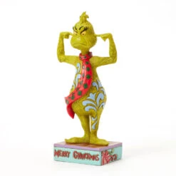 Enesco Jim Shore Grinch Plugging His Ears Figurine, 7" -Enesco Store Jim Shore Grinch Plugging His Ears Figurine 6017067 04