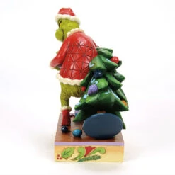 Enesco Jim Shore Grinch Stealing Christmas Tree, 7.4" -Enesco Store Jim Shore Grinch Stealing Christmas Tree Figurine 6017064 04