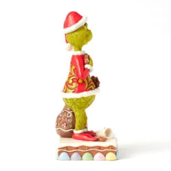 Enesco Jim Shore Grinch With Presents Eating Gingerbread Figurine, 8" -Enesco Store Jim Shore Grinch With Gifts and Gingerbread Figurine 6017058 06