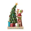 Enesco Jim Shore Dr. Seuss Grinch And Cindy Lou Who Decorating Tree Figurine, 10.4" -Enesco Store Jim Shore Grinch and Cindy Lou Who Decorate Tree Figurine 6012694 01