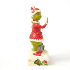 Enesco Jim Shore Grinch By Light-Up Stop Sign Figurine, 9.3" -Enesco Store Jim Shore Grinch by Stop Sign LED Figurine 6017063 07
