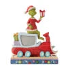Enesco Jim Shore Grinch On Train Figurine, 8" 2 Enesco Jim Shore Grinch On Train Figurine, 8" -Enesco Store Jim Shore Grinch on Train Figurine 6010776 01