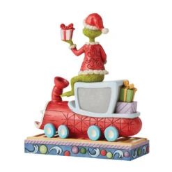 Enesco Jim Shore Grinch On Train Figurine, 8" -Enesco Store Jim Shore Grinch on Train Figurine 6010776 02