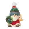 Enesco Jim Shore Heartwood Creek Holiday Gnome With Candle Figurine, 4.33" 1 Enesco Jim Shore Heartwood Creek Holiday Gnome With Candle Figurine, 4.33" -Enesco Store Jim Shore Holiday Gnome With Candlestick Figurine 6017286 01