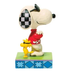 Enesco Jim Shore Peanuts Joe Cool & Woodstock Figurine, 5"
