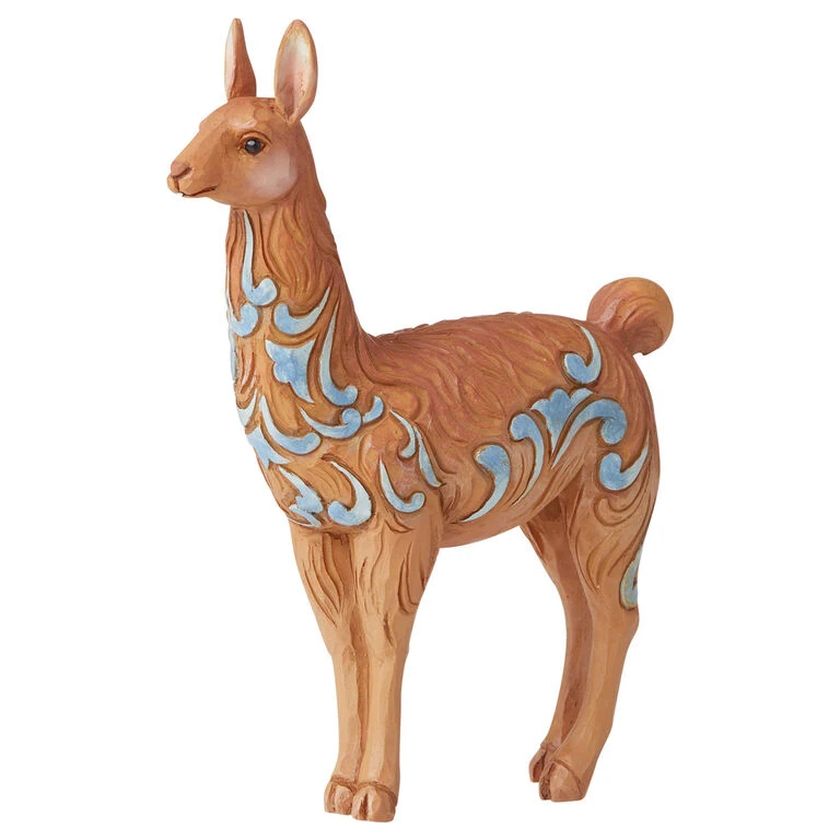 Enesco Jim Shore Llama Mini Figurine, 4"