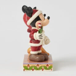 Enesco Jim Shore Disney Mickey And Minnie With Candy Canes Figurine, 6.14" -Enesco Store Jim Shore Mickey and Minnie in Santa Suits Figurine 6016882 06
