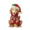 Enesco Jim Shore Mini Christmas Dog Figurine, 3.5"
