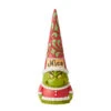 Enesco Jim Shore Dr. Seuss Naughty/Nice Grinch Gnome Figurine, 8.19" -Enesco Store Jim Shore NaughtyNice Grinch Gnome Figurine 6012704 01