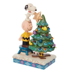 Enesco Jim Shore Peanuts Finishing Touches Charlie Brown & Snoopy Figurine, 8.4" -Enesco Store Jim Shore Peanuts Finishing Touches Charlie Brown Snoopy Figurine 6010321 02