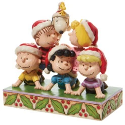 Enesco Jim Shore Peanuts Holiday Pyramid Figurine, 6.5" -Enesco Store Jim Shore Peanuts Holiday Pyramid Figurine 6008953 03