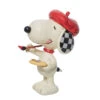 Enesco Jim Shore Peanuts Mini Snoopy Artist Figurine, 3.25" 2 Enesco Jim Shore Peanuts Mini Snoopy Artist Figurine, 3.25" -Enesco Store Jim Shore Peanuts Mini Snoopy Artist Figurine 6011956 01