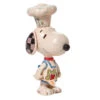 Enesco Jim Shore Peanuts Mini Snoopy Chef Figurine, 4" -Enesco Store Jim Shore Peanuts Snoopy Chef Mini Figurine 6010120 01