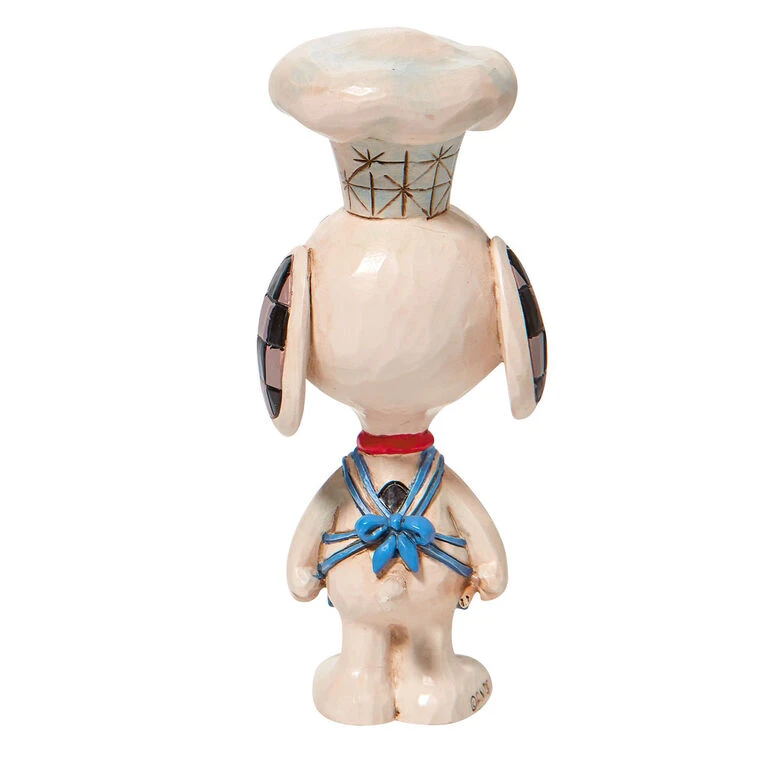 Enesco Jim Shore Peanuts Mini Snoopy Chef Figurine, 4" 4 Enesco Jim Shore Peanuts Mini Snoopy Chef Figurine, 4" - Image 2