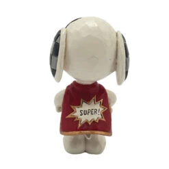 Enesco Jim Shore Peanuts Snoopy Superhero Mini Figurine, 3.1" 5 Enesco Jim Shore Peanuts Snoopy Superhero Mini Figurine, 3.1" -Enesco Store Jim Shore Peanuts Snoopy Superhero Cape Mini Figurine 6016581 02