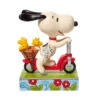Enesco Jim Shore Peanuts Snoopy On Scooter Figurine, 6.5" -Enesco Store Jim Shore Peanuts Snoopy on Scooter Figurine 6010122 01