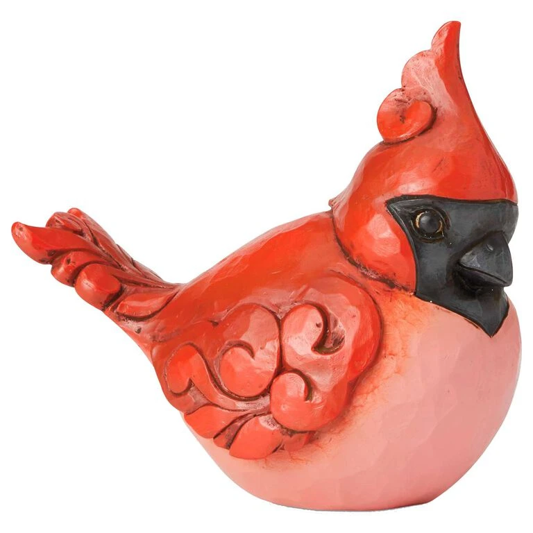 Enesco Jim Shore Red Cardinal Bird Figurine, 4.25" 3 Enesco Jim Shore Red Cardinal Bird Figurine, 4.25"