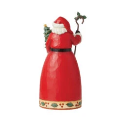 Enesco Jim Shore Highland Glen Santa With Tree And Staff Figurine, 9.25" 5 Enesco Jim Shore Highland Glen Santa With Tree And Staff Figurine, 9.25" -Enesco Store Jim Shore Santa Carrying Christmas Tree Figurine 6012864 02