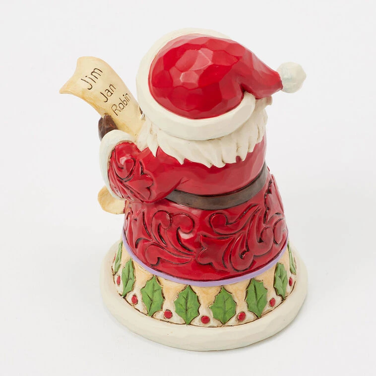 Enesco Jim Shore Heartwood Creek Santa With List Mini Figurine, 3.86" 7 Enesco Jim Shore Heartwood Creek Santa With List Mini Figurine, 3.86" - Image 5