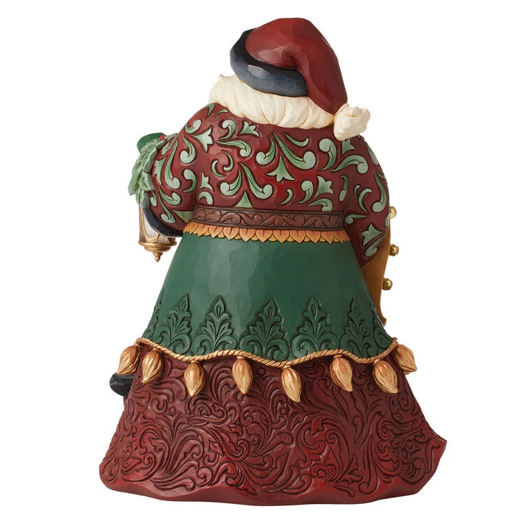 Enesco Jim Shore Collector Santa With Lantern Figurine, 14.02" 4 Enesco Jim Shore Collector Santa With Lantern Figurine, 14.02" - Image 2