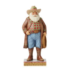 Enesco Jim Shore Western Santa Figurine, 10.24"