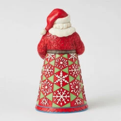 Enesco Jim Shore Heartwood Creek Santa Holding Snow Globe Figurine, 10.6" -Enesco Store Jim Shore Santa Holding a Snow Globe Figurine 6017003 02
